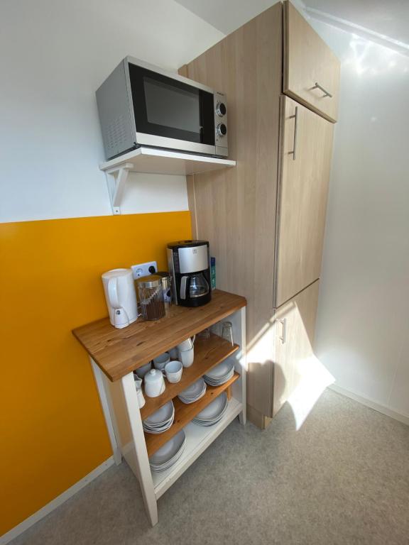 Kaffeestation mit Senseo Maschine